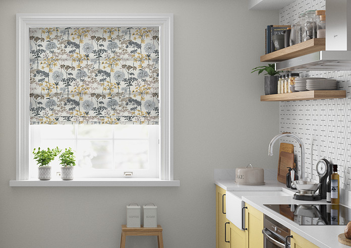 Hedgerow, Charcoal - Roman Blind - Image 3